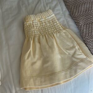 Aerie butter yellow NWT skirt